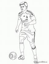 Coloring Pages Soccer Players Playing Print sketch template