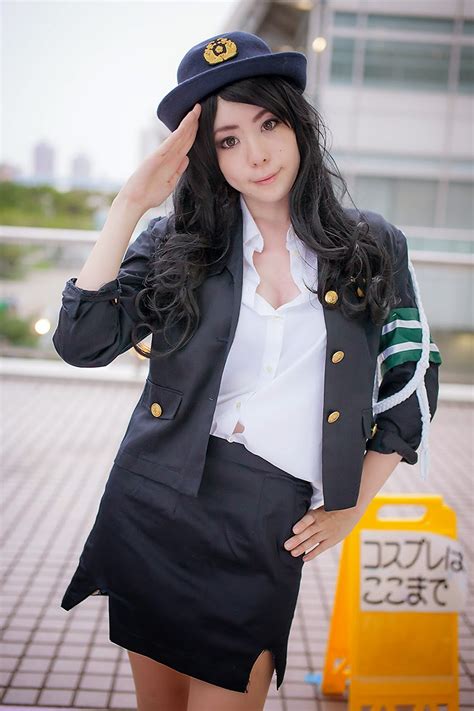 The Uniform Girls [pic] Japanese Cosplay Policewoman Uniforms