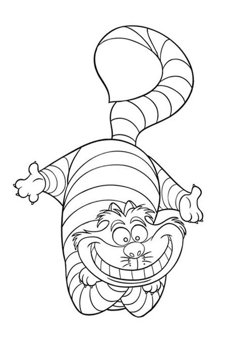 easy  print alice  wonderland coloring pages tulamama