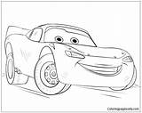 Mcqueen Lightning Coloring Pages Disney Cars sketch template