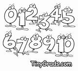 Numbers Pages Coloring Color Kids Math Cijfers Funny Funnies Counted Sequences Printables Sheet sketch template