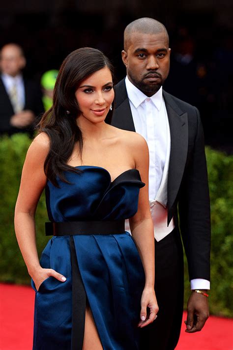 Kim Kardashian And Kanye West Wedding Kiss Andre Leon