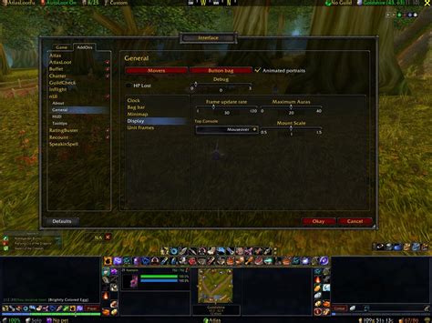 nui config gui continued discontinued  outdated mods world  warcraft addons