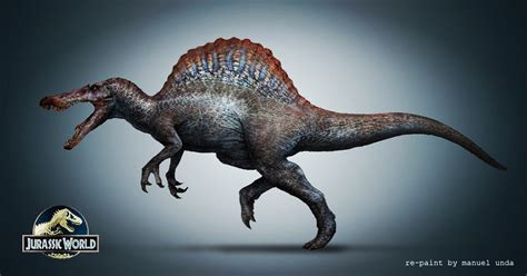 jurassic world dinosaurs spinosaurus by alexoburguenog on deviantart