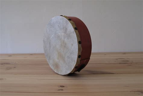 vintage rustic drum old toy drum boho primitive wooden musical etsy