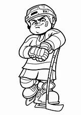 Hockey Coloring Pages Print sketch template