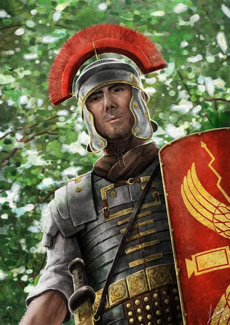 a legionary in the forest by lathander1987 on deviantart