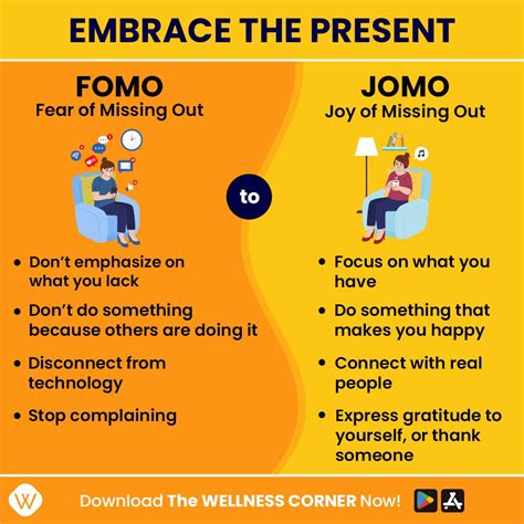transforming fomo fear  missing   jomo joy  missing   wellness corner