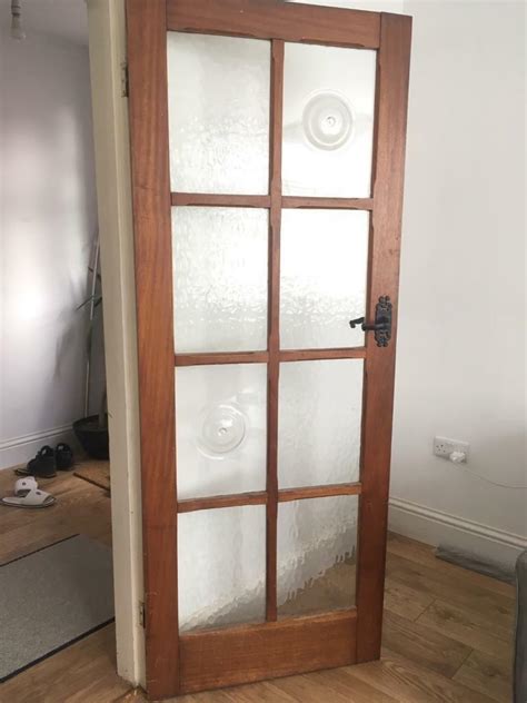 2 Internal 8 Glass Panel Hardwood Door In Eastwood Nottinghamshire