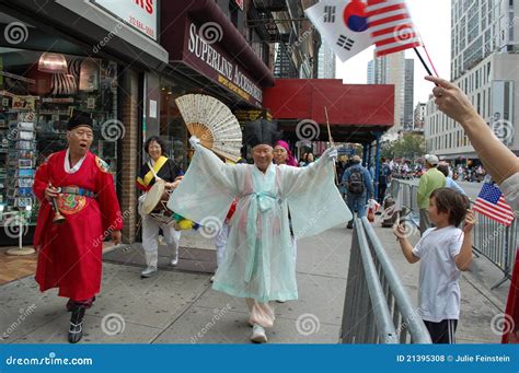 korean day   york city editorial stock photo image  dress