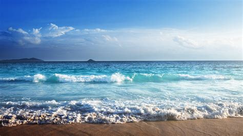 featured fresh  beautiful blue sea waves blue wallpapers hd desktop  mobile