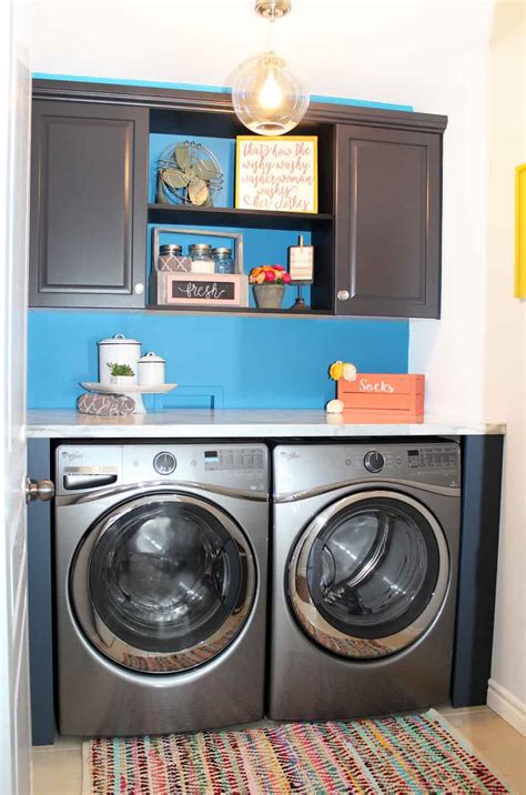 big reveal simple laundry room ideas fynes designs