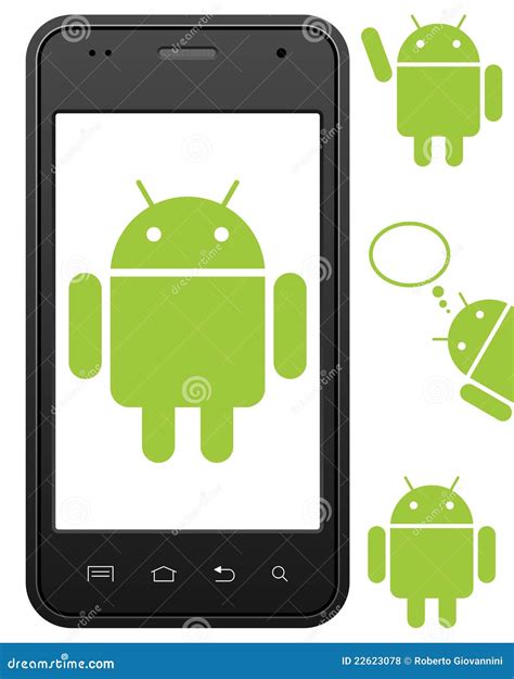 generic android cell phone editorial stock photo image