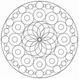 Kreis Ausmalen Kreise Repeated Kostenlose Curved Diagonal sketch template