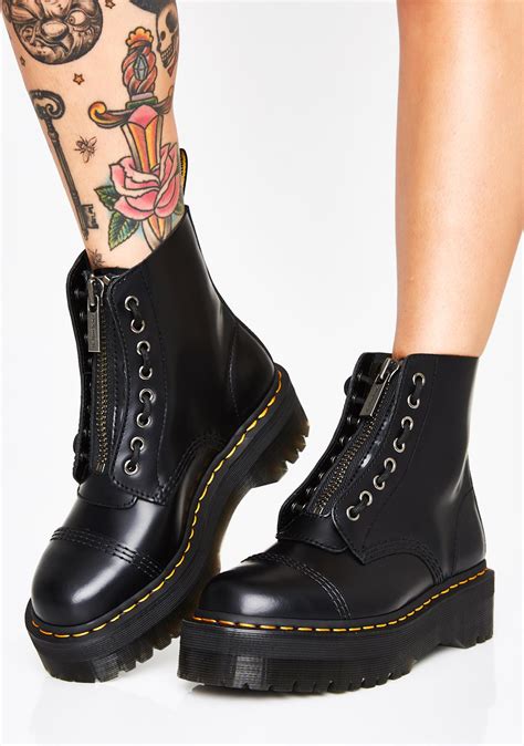 dr martens sinclair smooth boots dolls kill