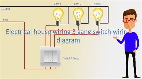 house wiring  gang switch wiring diagram  gang switch switch residential wiring light