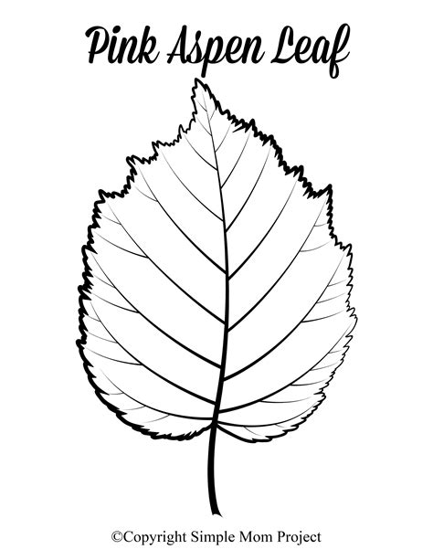 autumn leaf craft idea    large printable