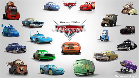pixar cars  characters  eliyasster  deviantart