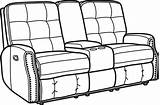 Recliner Clipartmag Drawing sketch template
