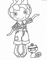 Lalaloopsy Coloring Pages Boy Print Doll Printable Color Birthday Rag Baby Colouring Getcolorings Boys Birthdayprintable sketch template