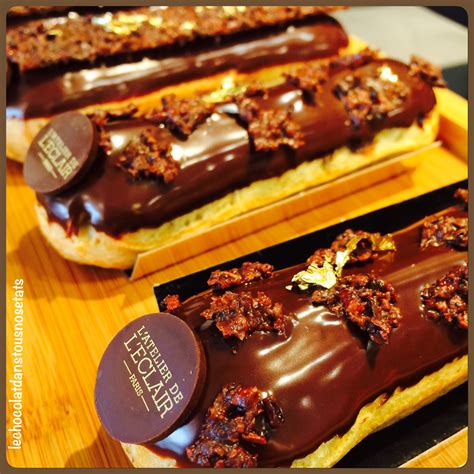 les eclairs au chocolat de latelier de leclair paris le chocolat