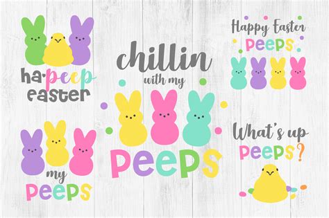 peeps svg easter svg  twingenuity graphics thehungryjpeg