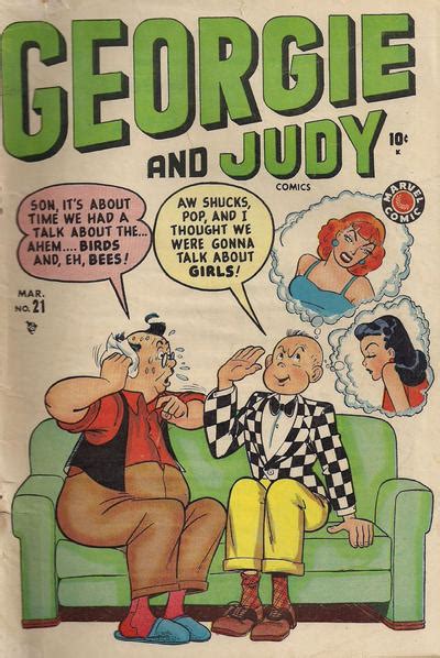 gcd cover georgie and judy comics 21