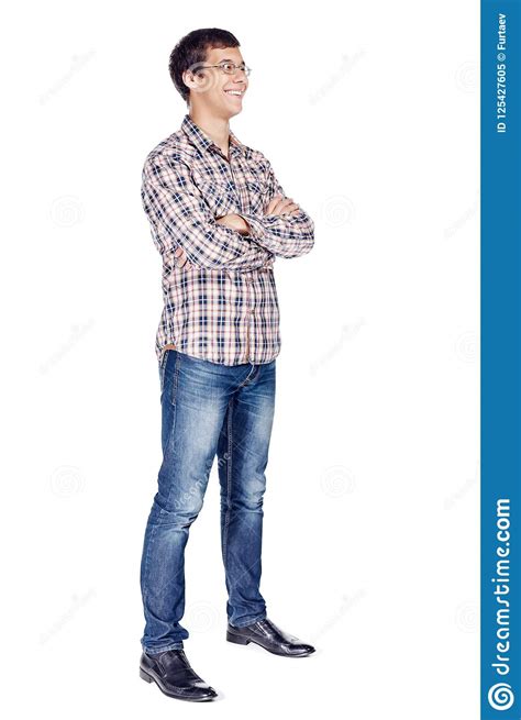 man  arms crossed full body stock image image  hands latin
