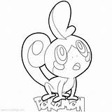 Sobble Cinderace Raboot Scorbunny Grookey Xcolorings Poke sketch template