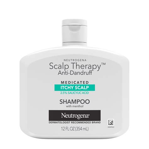 neutrogena scalp therapy anti dandruff itchy scalp shampoo  fl oz