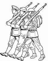 Veterans Marching Kolorowanki Clip Commandments Pngitem Nicepng sketch template