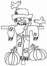Coloring Pages Thanksgiving Printable Kids Fall Scarecrow Sheets Color Harvest Print Scarecrows Leaves Turkey Disney Colouring Preschool Everfreecoloring Happy Treasure sketch template