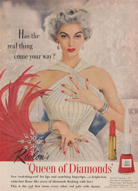 revlons queen  diamonds flickr photo sharing vintage makeup ads retro makeup vintage