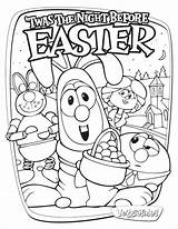Coloring Pages Veggie Tales Easter Veggietales Petunia Silas Paul Color Jonah Printable Night Getcolorings Clipart Comments Popular Twas Before Print sketch template