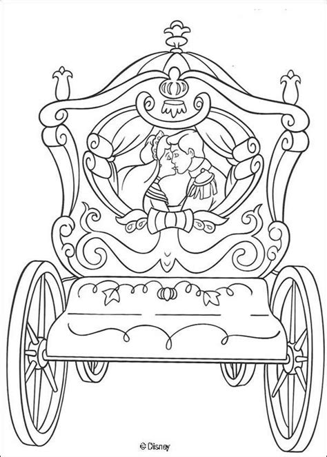 cinderella carriage coloring pages   cinderella