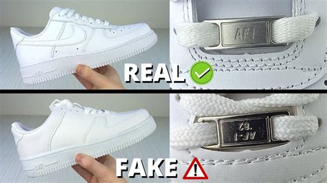 fake  real nike air force   differences youtube