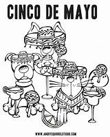 Coloring Mayo Pages Cinco Printable Derby Kentucky Margarita Party Animals Color Getdrawings Getcolorings Happy Margaritas Downloads Colorings Index sketch template