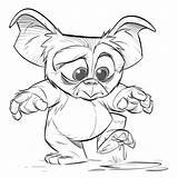 Gremlins Coloring Drawing Pages Gizmo Drawings Cartoon Sketch Cute Character Sketches Graffiti Printable Easy Characters Cohen Animados Instagram Year Post sketch template