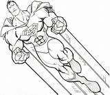 Superheroes Colorear sketch template