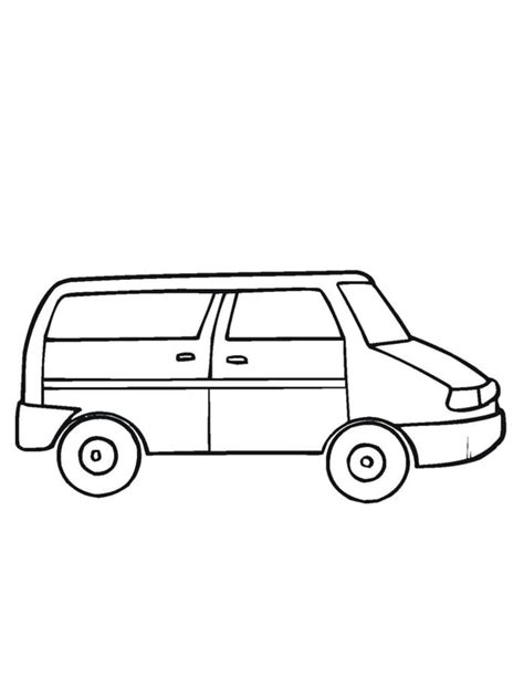coloring pages coloring pages van printable  kids adults