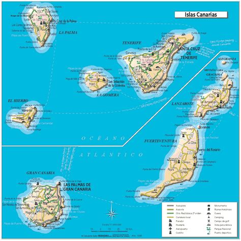 islas canarias mapas geograficos de islas canarias espana mundo hispanico