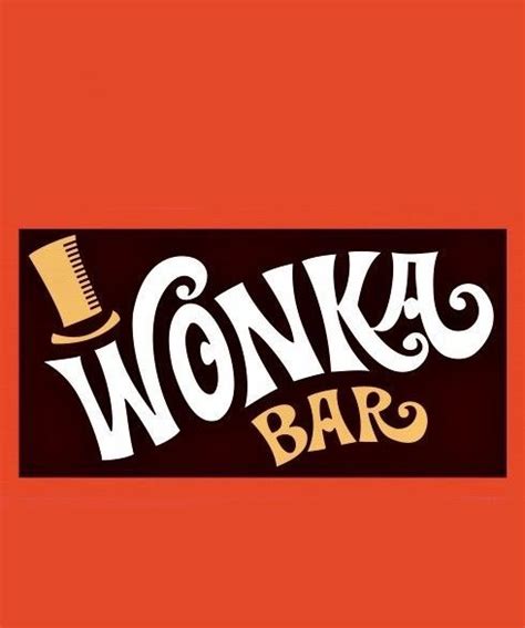 printable  wonka bar wrapper  google search wonka chocolate