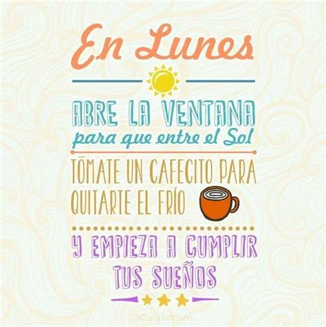 aunque en el post es por ser lunes por   hacerlo todos los dias