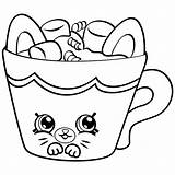 Coloring Shopkins Pages Hot Chocolate Printable Activity Super Cute Kids Top sketch template