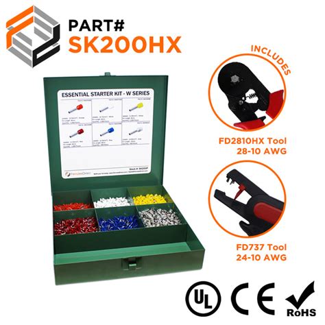 Sk200hx Essential Wire Ferrule Kit Fd2810hx And Fd737 Tools W