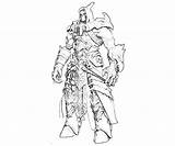 Darksiders Death Ii Characters Coloring Pages sketch template