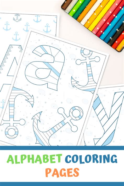 alphabet coloring pages  baby shower