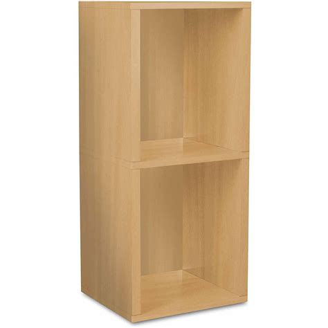 basics eco  shelf double cube  narrow bookcase  storage