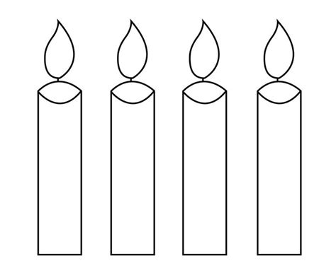 printable candle coloring pages birthday candles printable