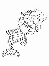 Zeemeermin Mermaid Kleurplaat Meerjungfrau Kleurplaten Mermaids Sirene Sereia Ausmalbild Sereias Malvorlage Kolorowanka Syrenka Sirenes Seestern Meerjungfrauen Tekening Tekeningen Tekenen Kolorowanki sketch template